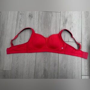 lululemon athletica Red Padded Sports Bra - Vibrant Red
